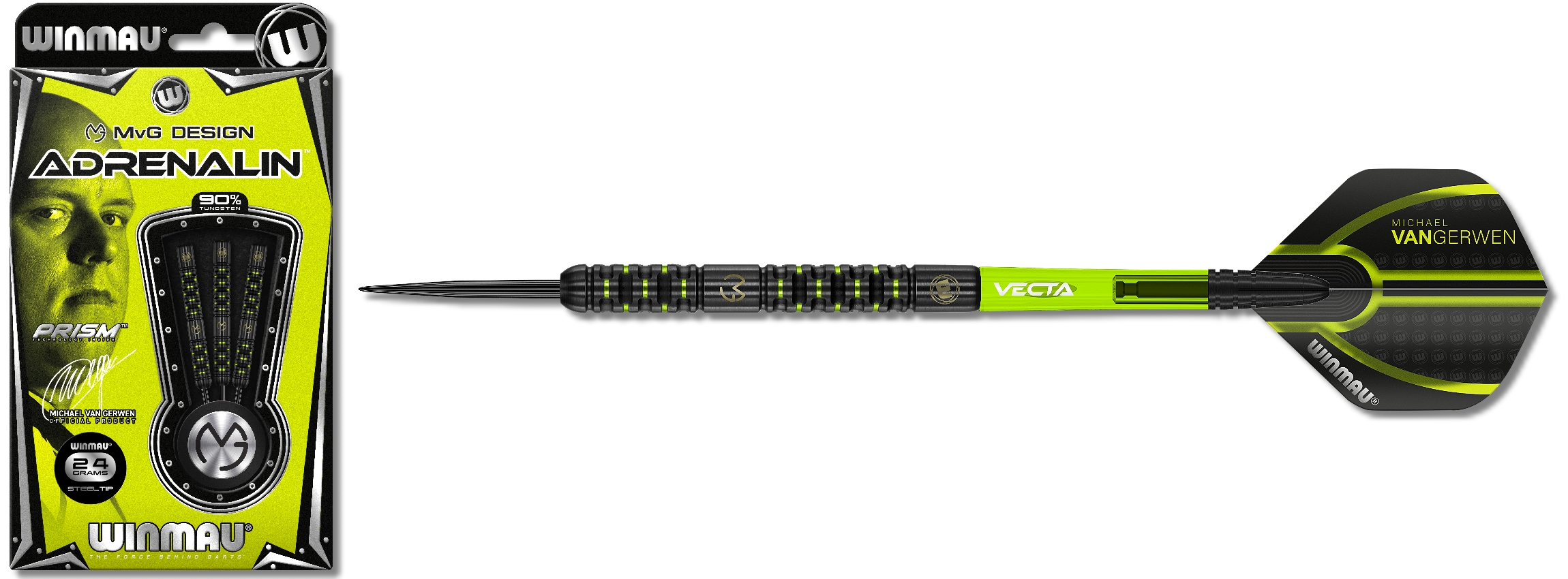 Steeldart Winmau MvG Adrenalin