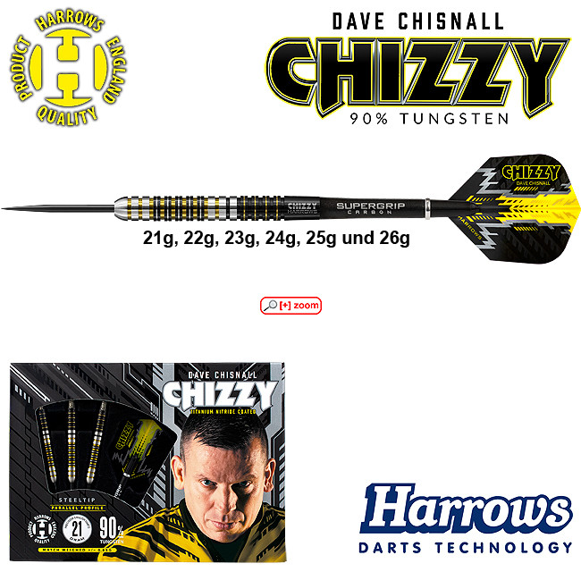 HARROWS Dave Chisnall Chizzy 90% 23g